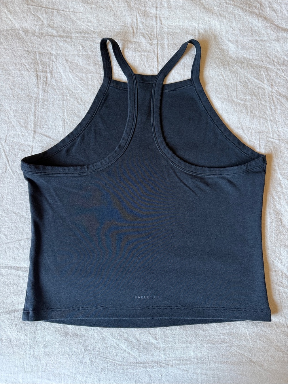 Fabletics Black High-Neck Racerback Tank - Picture 3 of 3